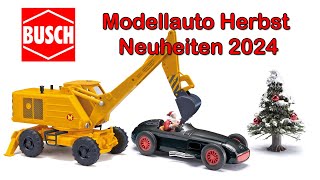 Busch Modellauto Neuheiten Herbst 2024  Spur H0 [upl. by Oramug226]