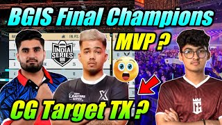 BGIS Champions 🏆 Standings MVP 🔥 CG Target  Highlights [upl. by Beyer701]