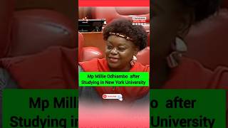 Mp Millie Odhiambo after Studying in New York University rutospeechtoday rigathigachagua [upl. by Wurster]