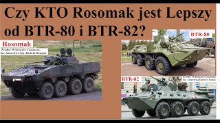 Czy KTO Rosomak jest lepszy od BTR80 i BTR82 [upl. by Inajna]