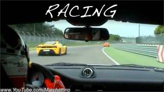 270kmh Porsche 997 GT3RS Race vs Ferrari 430 Scuderia vs 360 CS [upl. by Haze]