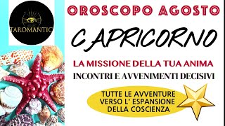 CAPRICORNO ⭐️ OROSCOPO AGOSTO ⭐️ LA RESURREZIONE  taromantic [upl. by Petuu]