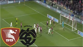 Salernitana vs Spezia 02 Highlights  Serie B 20242025 [upl. by Anaej]