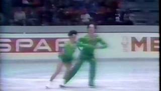 Carruthers amp Carruthers USA  1982 Worlds Pairs Short Program Secondary Broadcast Feed [upl. by Alyosha]