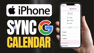 How To Sync Google Calendar With Apple Calendar on iPhone 2024 [upl. by Vittoria440]