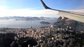 Aproximação e pouso no Aeroporto Santos Dumont SDU [upl. by Desdamonna]