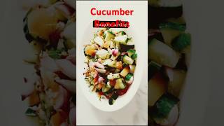 shortsfeedshortvideo வெள்ளரிகாயின் நன்மைகள்The best srilankan cucumber salad so goodsambal [upl. by Anawait]