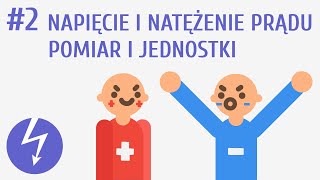 Napięcie i natężenie prądu  pomiar i jednostki 2  Prąd elektryczny [upl. by Yerahcaz]