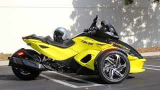 REVIEW 2014 CanAm Spyder RSS [upl. by Arised]