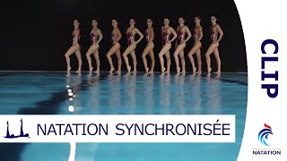 Grâce et Performance  La Natation Synchronisée par lEquipe de France  CLIP [upl. by Yael]