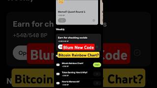 Bitcoin Rainbow Chart Blum code blumcode blum [upl. by Joelle99]