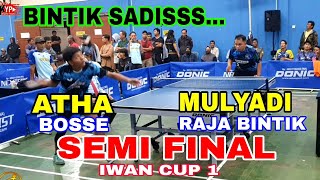 Semi Final Mulyadi Mmc Raja Bintik vs Atha Bosse 🏓 Iwan Cup 1 [upl. by Fina179]