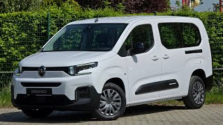 NEW 2024 Facelift Citroën Berlingo PLUS XL 15 BlueHDi 130 Icy White [upl. by Katherine]