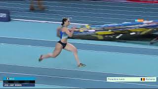 Florentina Iusco  Long Jump Women EIC Torun 2021 Athletics shorts [upl. by Olgnaed]