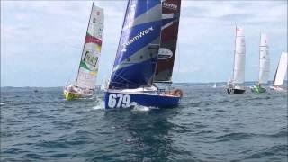 Départ Mini Fastnet 2014 [upl. by Pritchard143]