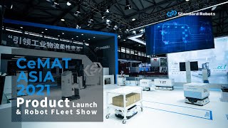 AMR robot show on CeMAT Asia 2021 Standard Robots [upl. by Spear]