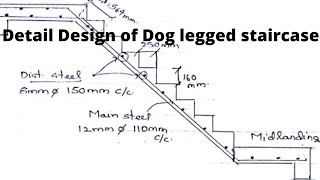 Staircase part 2 Detailed Design of Dog Legged staircase [upl. by Celtic510]