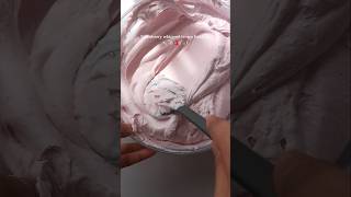 10 Min Strawberry Whipped Cream Frosting shorts cake recipe easy [upl. by Nguyen]