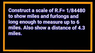 One miles plane scale I engineering graphic and drawing [upl. by Bickart]