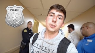 ESCORTED OUT OF A HOTEL NOT CLICKBAIT [upl. by Airdnola]