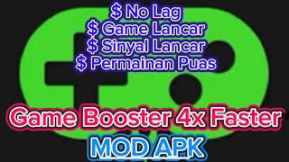 Game Booster 4X Faster Mod Apk GFX Tool amp Lag Fix ML FF PUBG Lancar Anti Lag Android iOS [upl. by Cod]