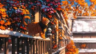 Snowy day Official Music Video x Lofi Cat Chill [upl. by Nanaek]