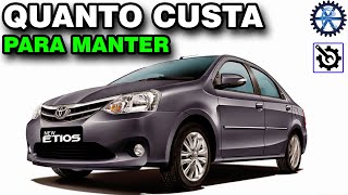 TOYOTA ETIOS SEDAN XLS 15 2015  QUANTO CUSTA para manter [upl. by Hancock368]