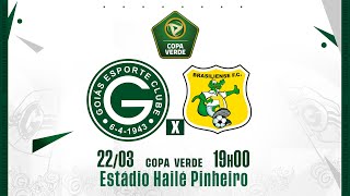 Goiás X Brasiliense  COPA VERDE AO VIVO COM IMAGENS [upl. by Lem148]