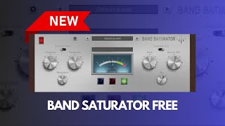 NEW Plugin BAND SATURATOR FREE by Bansaw Crown  Sound demo [upl. by Amalita]