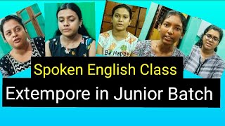 ExtemporeJr Spoken English Class [upl. by Docila89]