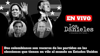 Dos colombianos son voceros de los partidos en las elecciones que tienen en vilo al mundo en EEUU [upl. by Ydoc]