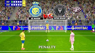 Inter Miami vs AL Nassr Penalty Kick 🔥 Leo Messi vs Cristiano Ronaldo 🥰 [upl. by Haral523]