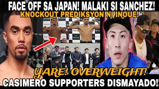 FACE OFF CASIMERO FANS DISMAYADO OVERWEIGHT LABAN 5050 NA KNOCKOUT PREDIKSYON NI INOUE [upl. by Myrta]