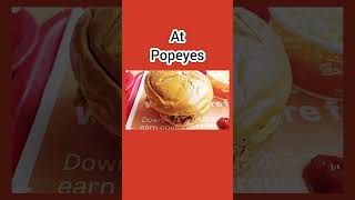 At Popeyes 😃❤️ ahmadtastes food popeyes [upl. by Eyllib592]