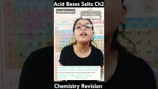 Acid Bases and Salts cbseclass10 ncert revision acidbasesandsalts [upl. by Yessak]