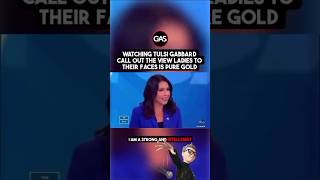 Tulsi Gabbard call out the View ladies to their faces tulsigabbard trump news donaldtrumpnews [upl. by Ralfston]