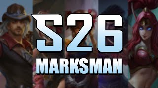 TOP FIVE MARKSMAN FOR SEASON 26 [upl. by Busiek]