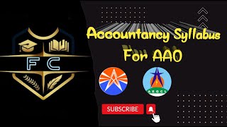 Accountancy for AAO APDCLAssistant Accounts OfficerAccountancy Syllabus for AAOIntroduction 1 [upl. by Akehsal]