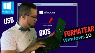 Cómo FORMATEAR paso a paso tu PC con Windows 10 desde la BIOS [upl. by Doyle]