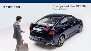 Hyundai  Spirited New VERNA  Advanced Smart Trunk [upl. by Essinger]