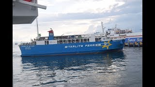 Ship Spotting  Starlite Saturn Passenger Roro Ferry Docking at Port Batangas Philippines [upl. by Tyra734]