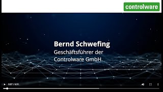 Bernd Schwefing  Geschäftsführer  CEO  Controlware GmbH [upl. by Fairbanks]