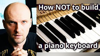 How Im Not Making A Piano Keyboard For DIY Digital Piano Digital Piano Build Part 3 [upl. by Yetah]