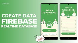 Store Data using Firebase Realtime Database in Android Studio  CRUD  Create  Kotlin [upl. by Aisset]