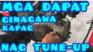 paano mag tuneup motorcycle basic mechanic [upl. by Ailemap]