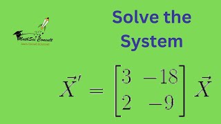 quotHow to solve Repeated Eigenvalues of Systems of Differential Equations  Case Twoquot [upl. by Hugh]