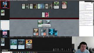 Izzet Wizards 8 Delver VS The Rock  MTGO Modern League [upl. by Novahc906]