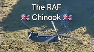 RAF Chinooks rare visitors to the Mach Loop [upl. by Lombardi]