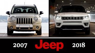 Jeep Compass Evolution 20072018  New Vs Old [upl. by Velma]