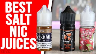 TOP 10 BEST SALT NIC JUICES FOR 2020  50 NIC SALT JUICES TESTED [upl. by Cumings626]